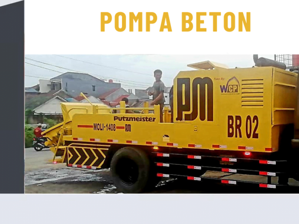 Harga Sewa Pompa Beton Kodok